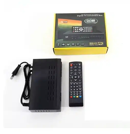 DVB-T2 Τηλεοπτικός Αποκωδικοποιητής με HDMI, USB, Dolby & Υποστήριξη 4K – Με Τηλεχειριστήριο & YouTube