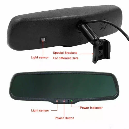 Σετ Καθρέπτης με Κάμερα DVR Αυτοκινήτου με Οθόνη TFT 4.3 inch & Κάμερα Οπισθοπορείας