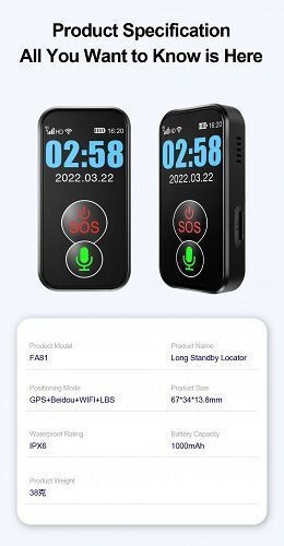 Mini GPS Tracker για Αντικείμενα με Σύνδεση 4G & Αδιάβροχη Κατασκευή