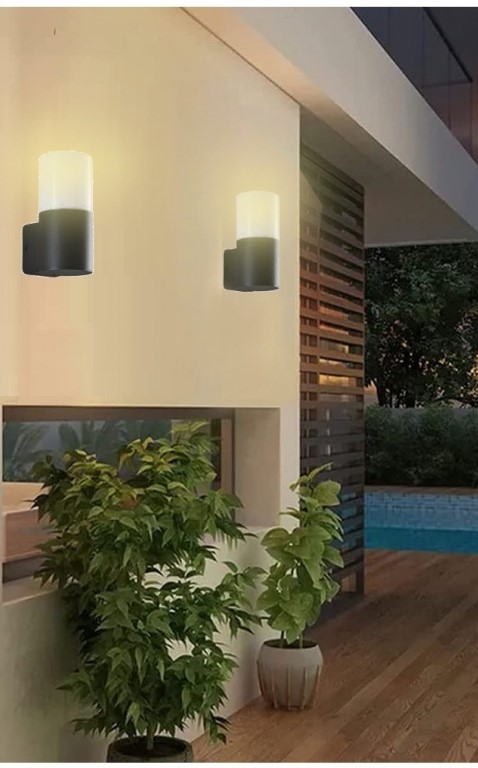 LED Φωτιστικό Τοίχου - Απλίκα 60W Ε27, IP54 9.5 x 17 x 7.8cm - Universo