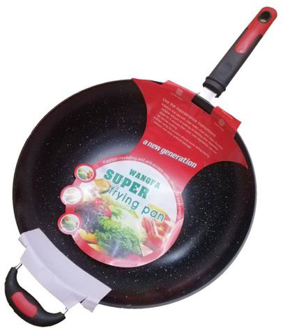 Αντικολλητικό Wok Τηγάνι 32 cm με Επίστρωση Γρανίτη