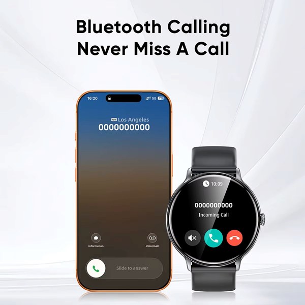 Smartwatch AMOLED Awei H11 – Κλήσεις Bluetooth, Καρδιακοί Παλμοί & Οξυγόνο
