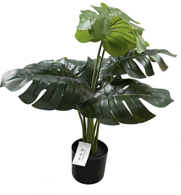 Διακοσμητικό Τεχνητό Φυτό Monstera σε Γλάστρα 65cm