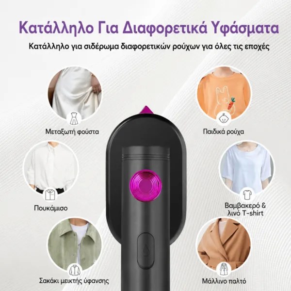 Πτυσσόμενο Μίνι Ατμοσίδερο Ταξιδίου με Περιστρεφόμενη Λαβή Πτυσσόμενο Μίνι Ατμοσίδερο Ταξιδίου με Περιστρεφόμενη Λαβή