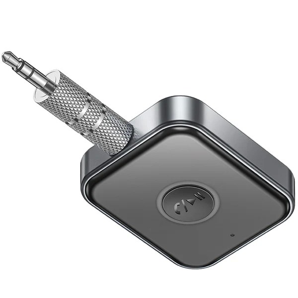Bluetooth Receiver Borofone BC55-09 Suave – AUX 3.5mm Adapter με Bluetooth 5.3 | Ασύρματη Μετάδοση Ήχου για Αυτοκίνητο & Ηχεία, Plug & Play