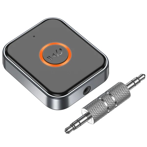 Bluetooth Receiver Borofone BC55-09 Suave – AUX 3.5mm Adapter με Bluetooth 5.3 | Ασύρματη Μετάδοση Ήχου για Αυτοκίνητο & Ηχεία, Plug & Play
