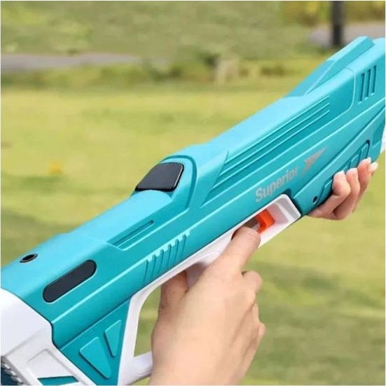 Ηλεκτρικό Νεροπίστολο Superior 43cm – Αυτόματη Ρίψη & Γέμισμα | Επαναφορτιζόμενο USB, Δυνατό παιχνίδι για Πισίνα & Παραλία Ηλεκτρικό Νεροπίστολο Superior 43cm – Αυτόματη Ρίψη & Γέμισμα | Επαναφορτιζόμενο USB, Δυνατό παιχνίδι για Πισίνα & Παραλία