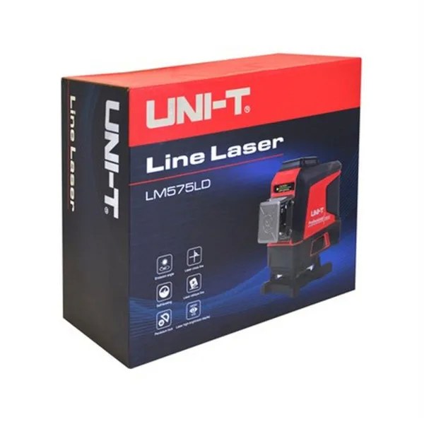 UNI-T LM575LD – Επαγγελματικό Αλφάδι Πράσινου Laser 12 Γραμμών 3×360° | Κατακόρυφες, Οριζόντιες & Διαγώνιες Γραμμές