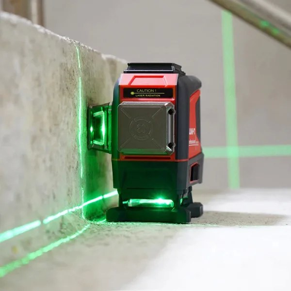 UNI-T LM575LD – Επαγγελματικό Αλφάδι Πράσινου Laser 12 Γραμμών 3×360° | Κατακόρυφες, Οριζόντιες & Διαγώνιες Γραμμές
