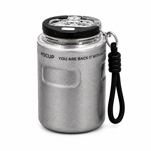 Κούπα Καφέ Θερμός 260ml με Καπάκι και Λουράκι - Ανοξείδωτη, BPA-Free, Hot and Cool Κούπα Καφέ Θερμός 260ml με Καπάκι και Λουράκι - Ανοξείδωτη, BPA-Free, Hot and Cool