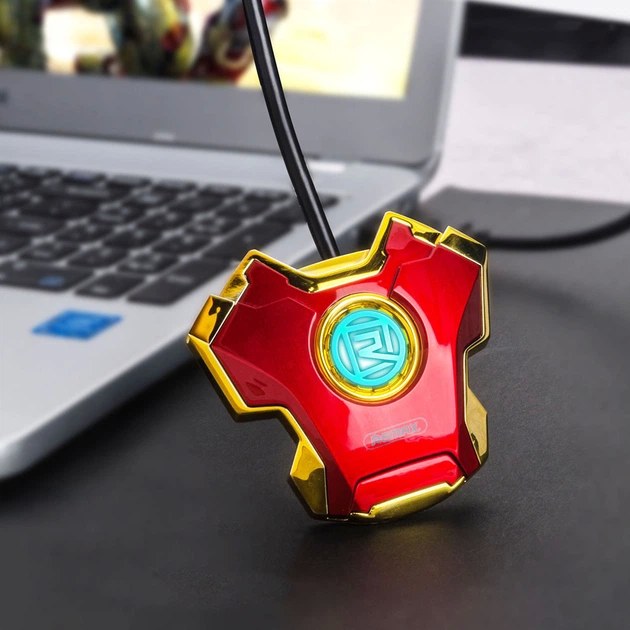USB Hub 3 Θυρών Remax – Σχεδιασμός Iron Man & Ταχύτητα 480Mbps - USB 2.0 Splitter για Laptop & PC, Compact μέγεθος, Plug & Play USB Hub 3 Θυρών Remax – Σχεδιασμός Iron Man & Ταχύτητα 480Mbps - USB 2.0 Splitter για Laptop & PC, Compact μέγεθος, Plug & Play
