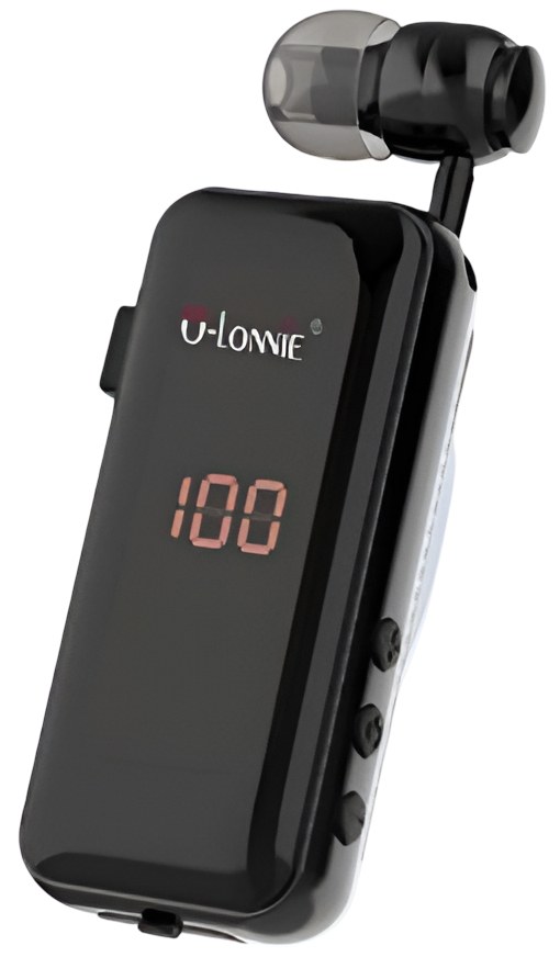 Ασύρματο Ακουστικό Bluetooth 5.3 Clip-On – Με Δόνηση & LED Οθόνη - Hands-Free, Υποδοχή TF Card, Επαναφορτιζόμενο Ασύρματο Ακουστικό Bluetooth 5.3 Clip-On – Με Δόνηση & LED Οθόνη - Hands-Free, Υποδοχή TF Card, Επαναφορτιζόμενο