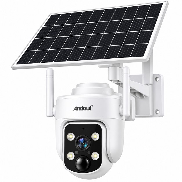 Κάμερα Ασφαλείας Wi-Fi 8K με Ηλιακό Πάνελ - PTZ, Night Vision, Ανίχνευση Κίνησης, Αμφίδρομη Επικοινωνία, Αδιάβροχη IP66