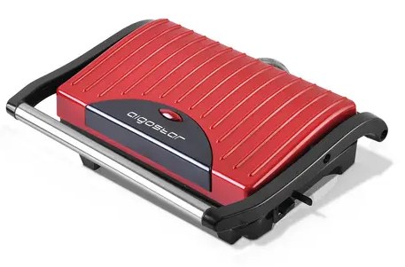 Τοστιέρα Γκριλιέρα 750W με Αντικολλητικές Πλάκες - Γρήγορο Ψήσιμο για Τοστ, Panini & Κρέας, Floating Lid, Εύκολο Καθάρισμα Τοστιέρα Γκριλιέρα 750W με Αντικολλητικές Πλάκες - Γρήγορο Ψήσιμο για Τοστ, Panini & Κρέας, Floating Lid, Εύκολο Καθάρισμα