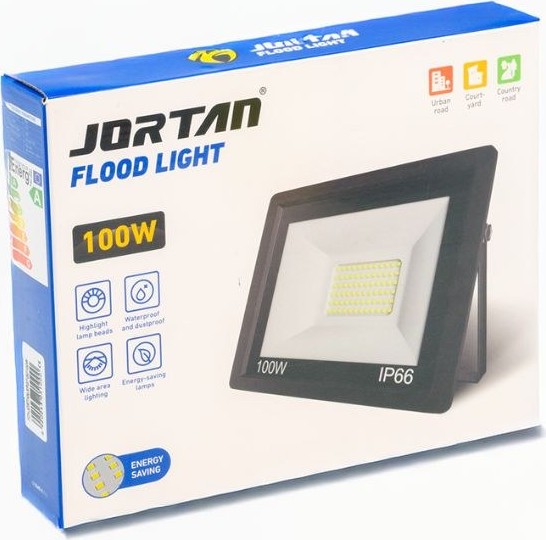 Προβολέας LED 100W – Ισχυρός Φωτισμός & Αντοχή IP66 - Ψυχρό Λευκό 6500K, 96 LED SMD, Εξωτερικού Χώρου, Μαύρος Προβολέας LED 100W – Ισχυρός Φωτισμός & Αντοχή IP66 - Ψυχρό Λευκό 6500K, 96 LED SMD, Εξωτερικού Χώρου, Μαύρος