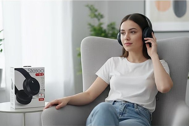 Ασύρματα Ακουστικά Bluetooth 5.3 με Μικρόφωνο και Χειριστήρια Αναπαραγωγής Ασύρματα Ακουστικά Bluetooth 5.3 με Μικρόφωνο και Χειριστήρια Αναπαραγωγής