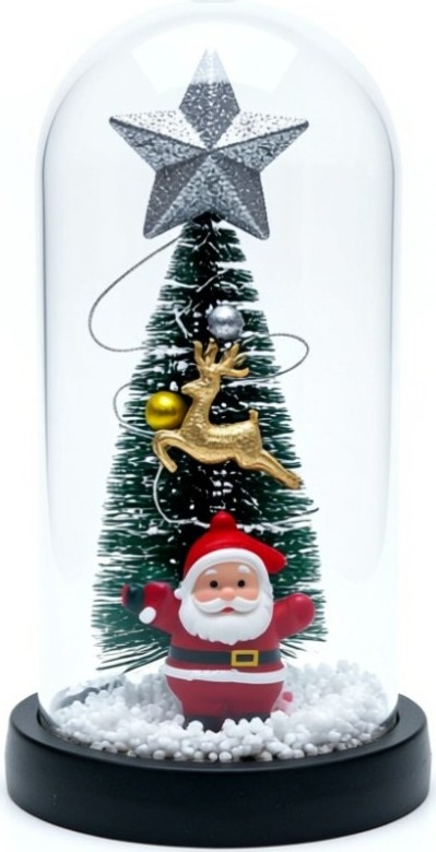 Χριστουγεννιάτικη Διακοσμητική Γυάλινη Καμπάνα με Δεντράκι & LED Φωτάκια - Επιτραπέζιο Στολίδι, Διάφορα Σχέδια, 11cm Χριστουγεννιάτικη Διακοσμητική Γυάλινη Καμπάνα με Δεντράκι & LED Φωτάκια - Επιτραπέζιο Στολίδι, Διάφορα Σχέδια, 11cm
