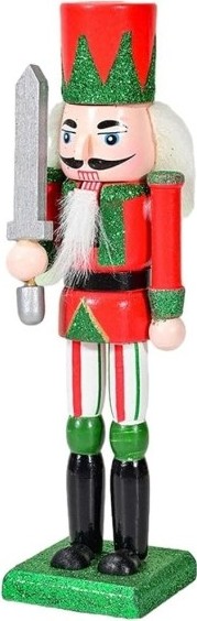 Ξύλινος Καρυοθραύστης 26cm – Χριστουγεννιάτικο Διακοσμητικό - Παραδοσιακή Φιγούρα Στρατιωτάκι με Glitter, 4 Σχέδια Ξύλινος Καρυοθραύστης 26cm – Χριστουγεννιάτικο Διακοσμητικό - Παραδοσιακή Φιγούρα Στρατιωτάκι με Glitter, 4 Σχέδια