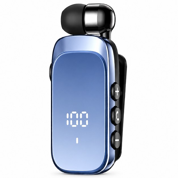 Ακουστικό Bluetooth Πέτου Clip-On με Διπλό Μικρόφωνο - ENC Μείωση Θορύβου, Οθόνη LED, 20 ώρες Ομιλίας, Γρήγορη Φόρτιση USB-C Ακουστικό Bluetooth Πέτου Clip-On με Διπλό Μικρόφωνο - ENC Μείωση Θορύβου, Οθόνη LED, 20 ώρες Ομιλίας, Γρήγορη Φόρτιση USB-C