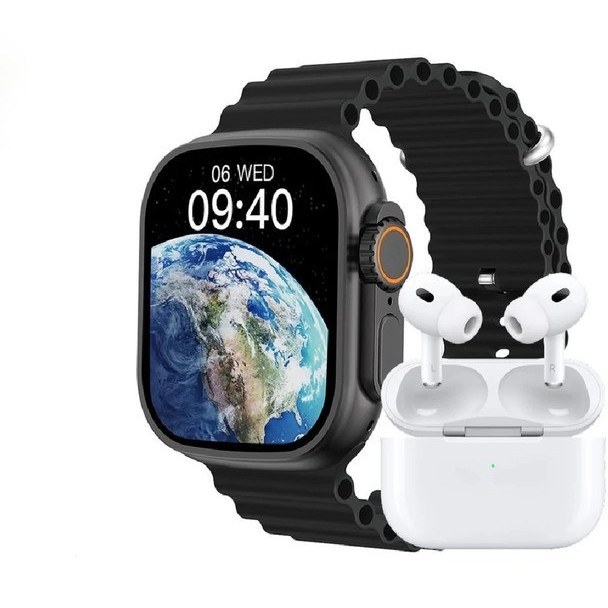 Smartwatch 7+2 σε 1 – Με Ακουστικά & 7 Λουράκια - Smart Watch με Bluetooth Κλήσεις, Ασύρματη Φόρτιση, Αθλητικές Λειτουργίες