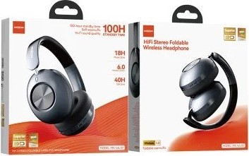 Ασύρματα Ακουστικά Bluetooth – Αναδιπλούμενα με Superior 3D Ήχο - 18 Ώρες Μουσική & 40 Ώρες Χρόνο Ομιλίας Ασύρματα Ακουστικά Bluetooth – Αναδιπλούμενα με Superior 3D Ήχο - 18 Ώρες Μουσική & 40 Ώρες Χρόνο Ομιλίας