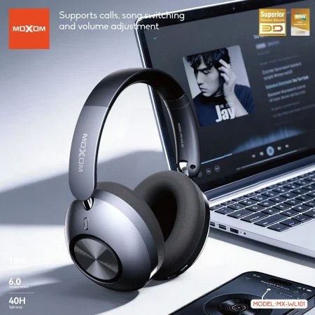 Ασύρματα Ακουστικά Bluetooth – Αναδιπλούμενα με Superior 3D Ήχο - 18 Ώρες Μουσική & 40 Ώρες Χρόνο Ομιλίας Ασύρματα Ακουστικά Bluetooth – Αναδιπλούμενα με Superior 3D Ήχο - 18 Ώρες Μουσική & 40 Ώρες Χρόνο Ομιλίας