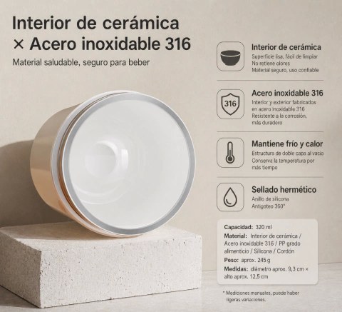 Θερμική Κούπα 320ml – Στυλάτο & Φορητό Θερμός για Καφέ - Ανοξείδωτο Ατσάλι, Ιδανικό για Γραφείο, Ταξίδι & Καθημερινότητα Θερμική Κούπα 320ml – Στυλάτο & Φορητό Θερμός για Καφέ - Ανοξείδωτο Ατσάλι, Ιδανικό για Γραφείο, Ταξίδι & Καθημερινότητα