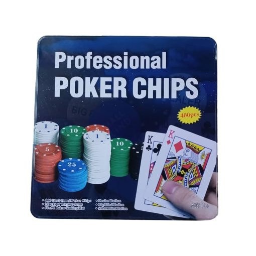 Σετ Πόκερ 400 Μάρκες με Gaming Mat – Επαγγελματικό Poker Set
