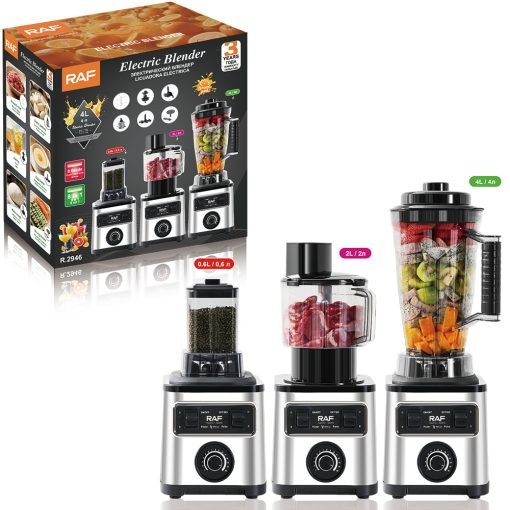 Μπλέντερ 8 σε 1 - 800W, Κανάτα 4L & Μύλος 0,6L - Πολυλειτουργικό κουζινικό Μπλέντερ 8 σε 1 - 800W, Κανάτα 4L & Μύλος 0,6L - Πολυλειτουργικό κουζινικό
