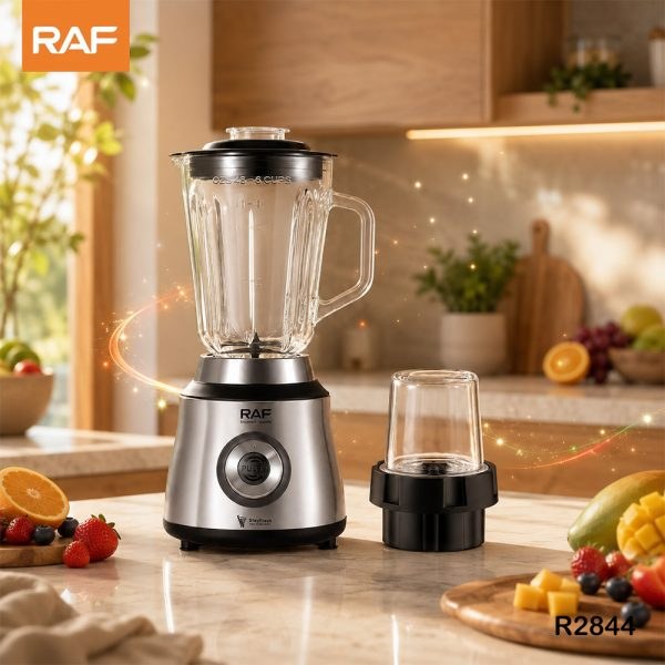 Μπλέντερ 2 σε 1 - 450W με Μύλο Άλεσης & Γυάλινη Κανάτα 1,5L - 6 Ανοξείδωτες Λεπίδες, Υψηλή Απόδοση 20000 RPM Μπλέντερ 2 σε 1 - 450W με Μύλο Άλεσης & Γυάλινη Κανάτα 1,5L - 6 Ανοξείδωτες Λεπίδες, Υψηλή Απόδοση 20000 RPM