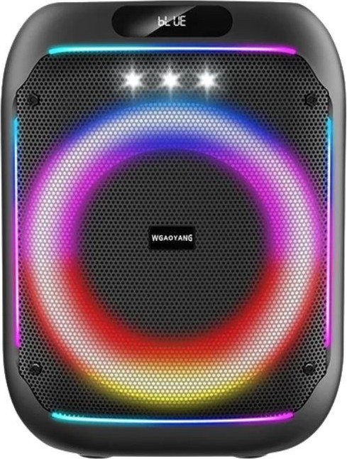 Ηχείο Karaoke - 60W Bluetooth Partybox με πολύχρωμο φωτισμό, 8″, βάση & ασύρματο μικρόφωνο Ηχείο Karaoke - 60W Bluetooth Partybox με πολύχρωμο φωτισμό, 8″, βάση & ασύρματο μικρόφωνο