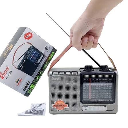 Ρετρό Ραδιόφωνο - Bluetooth, AM/FM/SW, USB & TF Card