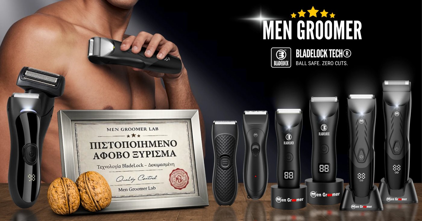 Men Groomer — ξυριστικές μηχανές με τεχνολογία BladeLock