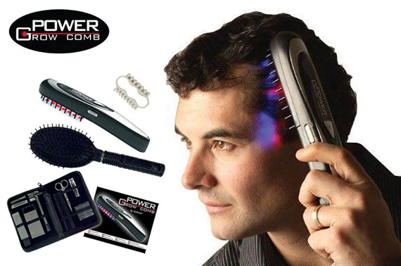 Χτένα κατά της Φαλάκρας & της Τριχόπτωσης με Laser και Δόνηση - Power Grow Comb Χτένα κατά της Φαλάκρας & της Τριχόπτωσης με Laser και Δόνηση - Power Grow Comb