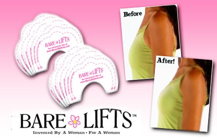 Αόρατα Αυτοκόλλητα Ανόρθωσης Στήθους - Bare Lifts Αόρατα Αυτοκόλλητα Ανόρθωσης Στήθους - Bare Lifts