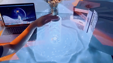 DiamondLit Φωτιστικό Αφής RGB LED με Τηλεχειριστήριο - Crystal Light όπως το είδατε στο Tik Tok