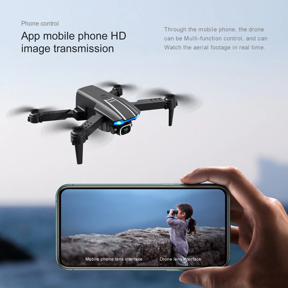 S65 Mini Drone FPV με 4K Κάμερα & Χειριστήριο, Συμβατό με Smartphone