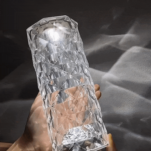DiamondLit Φωτιστικό Αφής RGB LED με Τηλεχειριστήριο - Crystal Light όπως το είδατε στο Tik Tok