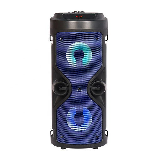 Ασύρματο Ηχοσύστημα Bluetooth με LED Φωτισμό USB/SD/AUX/FM Radio & Mic Karaoke - Ηχείο Multimedia Player με Τηλεχειριστήριο