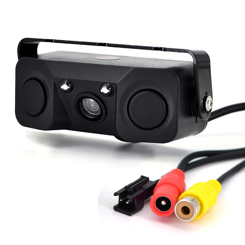Κάμερα Οπισθοπορείας με 2 Αισθητήρες Παρκαρίσματος Υψηλής Ευαισθησίας & Ηχητική ειδοποίηση & Νυχτερινή Λήψη - Backview Camera w/ Parking Sensors