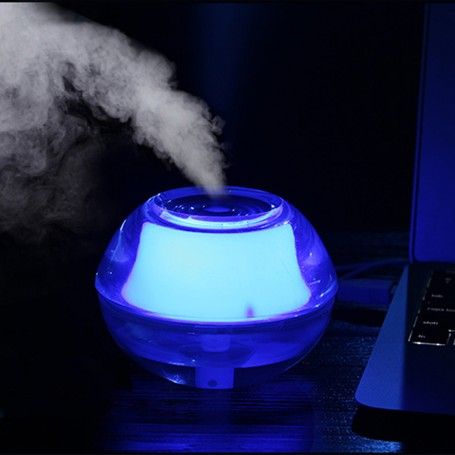 USB Υγραντήρας Χώρου LED και Συσκευή Αρωματοθεραπείας με Τεχνολογία Υπερήχων - Crystal Air Humidifier USB Υγραντήρας Χώρου LED και Συσκευή Αρωματοθεραπείας με Τεχνολογία Υπερήχων - Crystal Air Humidifier