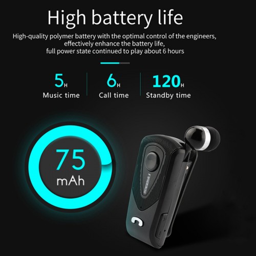 Ακουστικό Bluetooth Handsfree με Δόνηση & Επεκτεινόμενο Καλώδιο Fineblue F930 - Wireless Headset Ακουστικό Bluetooth Handsfree με Δόνηση & Επεκτεινόμενο Καλώδιο Fineblue F930 - Wireless Headset