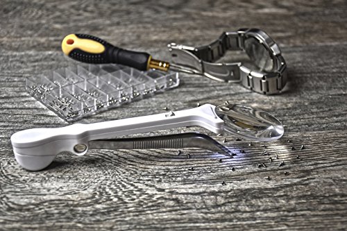 Inox Τσιμπίδα Πολλαπλών Χρήσεων με Μεγεθυντικό Φακό και LED Φωτισμό Inox Τσιμπίδα Πολλαπλών Χρήσεων με Μεγεθυντικό Φακό και LED Φωτισμό