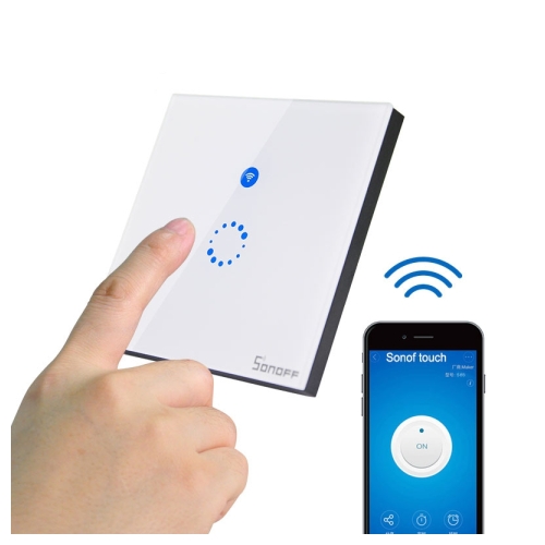 Επιτοίχιος Διακόπτης Αφής Με Wi Fi - Sonoff Toych EU Επιτοίχιος Διακόπτης Αφής Με Wi Fi - Sonoff Toych EU
