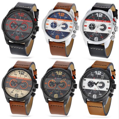 Ανδρικό Ρολόι CURREN 8259 - Fashion Decorative Sub-dial Men Quartz Watch
