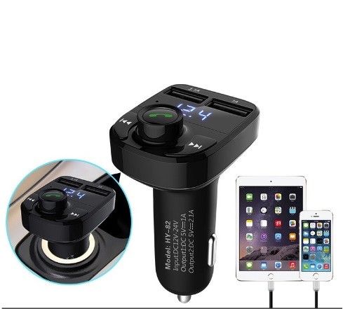 Bluetooth USB, SD MP3 Player & Φορτιστής 2x USB 1 & 2A Αυτοκινήτου - Car FM Transmitter