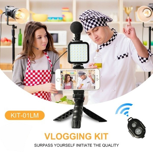 Live Streaming Set - Τρίποδο Κινητού / Κάμερα με Φωτισμό Led & Μικρόφωνο - Vlogging Video Kit - ASMR, TikTok, Studio, Youtube, Instagram Story Live Streaming Set - Τρίποδο Κινητού / Κάμερα με Φωτισμό Led & Μικρόφωνο - Vlogging Video Kit - ASMR, TikTok, Studio, Youtube, Instagram Story