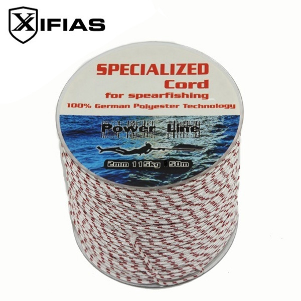 Xifias® Ενισχυμένο Πολυεστερικό Κορδόνι Ψαροντούφεκου για Κατάδυση 8 Κλώνων Specialized Polyester 2mm 50m με Αντοχή έως 115kg Xifias® Ενισχυμένο Πολυεστερικό Κορδόνι Ψαροντούφεκου για Κατάδυση 8 Κλώνων Specialized Polyester 2mm 50m με Αντοχή έως 115kg