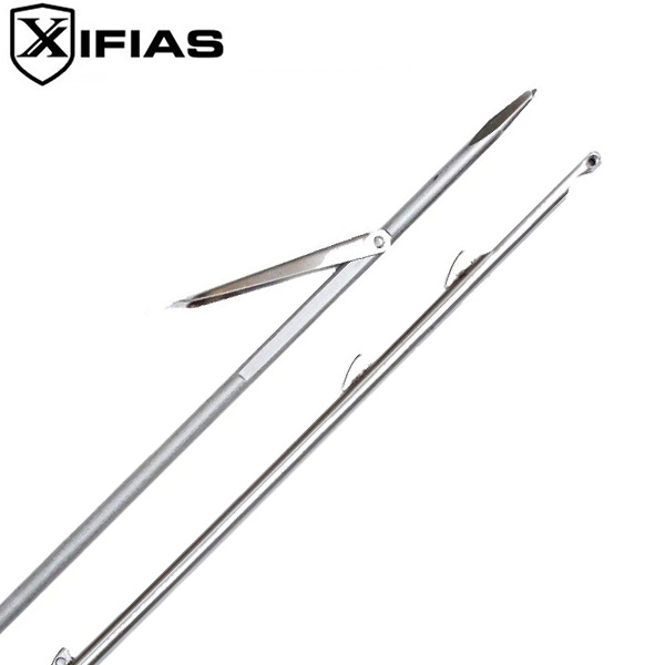 Xifias® Μονόφτερη Βέργα Λαστιχοβόλου 6.5mm 46 HRC - Shark Fin Inox σε Διάφορα Μεγέθη