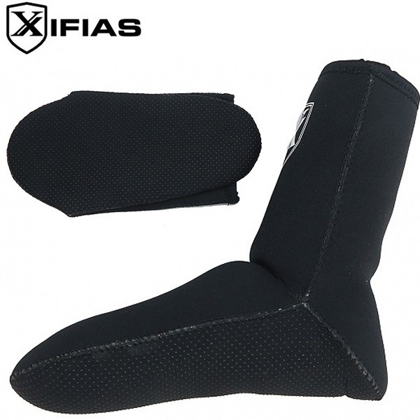 Xifias® Αντιολισθητικά Καλτσάκια Κατάδυσης 3mm με Nylon Jersey Εξωτερικά & Διπλή Φόδρα Plush Jersey Εσωτερικά - Μαύρα σε Διάφορα Μεγέθη Xifias® Αντιολισθητικά Καλτσάκια Κατάδυσης 3mm με Nylon Jersey Εξωτερικά & Διπλή Φόδρα Plush Jersey Εσωτερικά - Μαύρα σε Διάφορα Μεγέθη